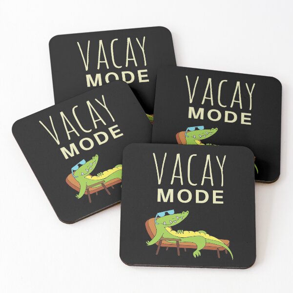 Item preview, Funny Vacay Mode Crocodile With Sunglasses ( black) designed and sold by dass-art.
