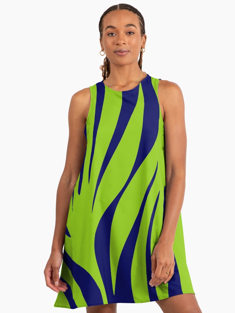 navy and lime green dress Lime Green Spaghetti Straps Mermaid Side-slirt Long Train Pleats Prom –  AlineBridal main image 1