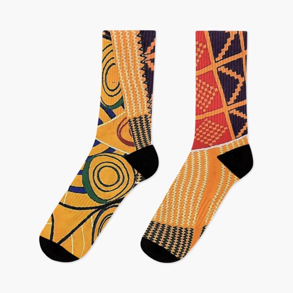 Item preview, African Fabric Patchwork Collage Art Patterns [#244] designed and sold by AfriStyleUK.