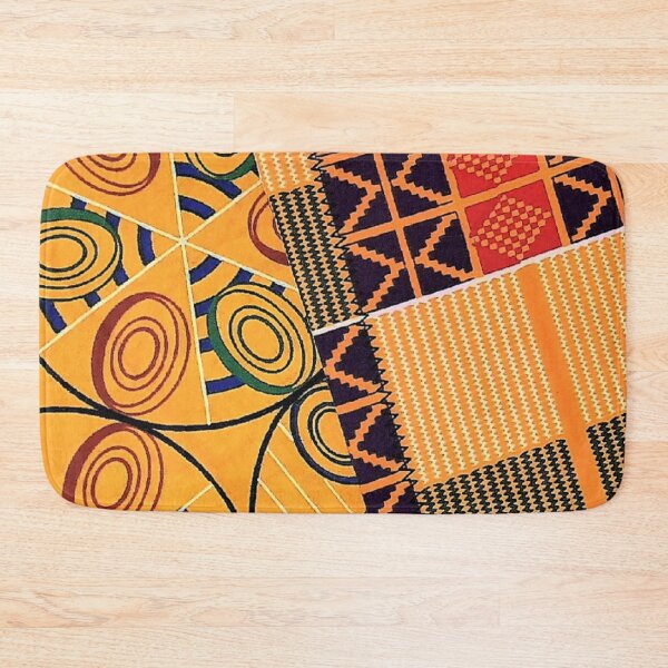 Item preview, African Fabric Patchwork Collage Art Patterns [#244] designed and sold by AfriStyleUK.