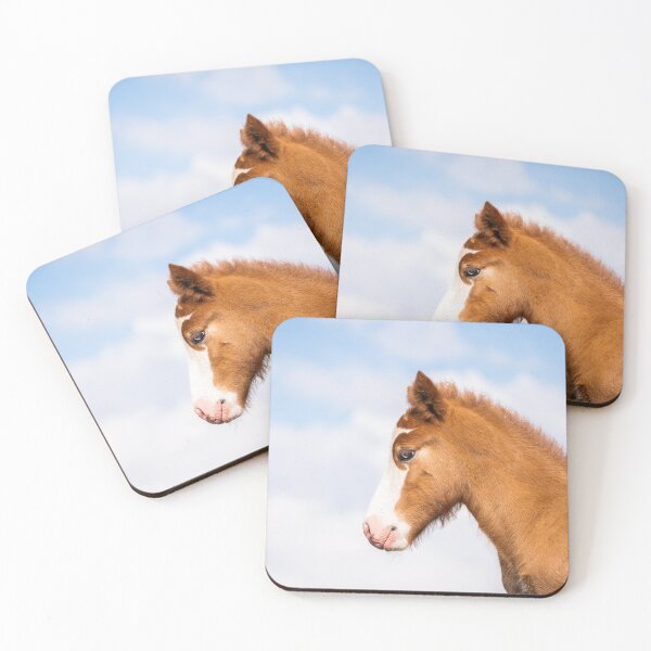 Item preview, Red foal - blue sky designed and sold by Iceland-Effect.