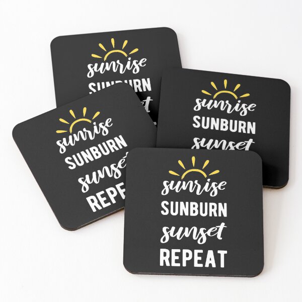 Item preview, Sunrise Sunburn Sunset Repeat I designed and sold by Lemon Pepper.