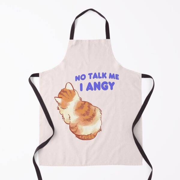 Item preview, I draw no talk me i angy cat meme designed and sold by RansRoom.