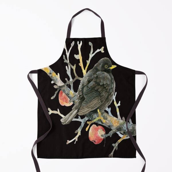 Item preview, Blackbird garden birds songbird garden bird sparrow designed and sold by Ivyart24.