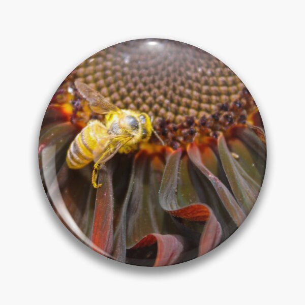 Item preview, Bee in sunflower designed and sold by SSASiePix.
