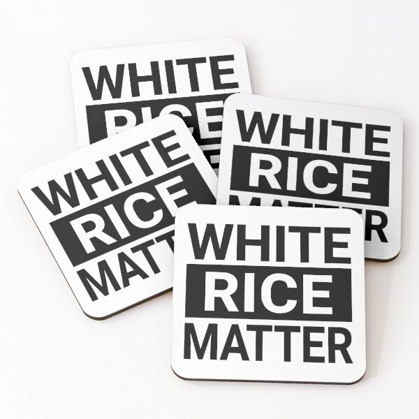 Item preview, White Rice Matter (Black) designed and sold by BunnyPrinceDegn.
