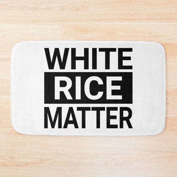 Item preview, White Rice Matter (Black) designed and sold by BunnyPrinceDegn.