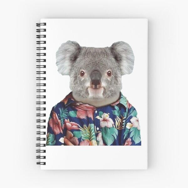 Aperçu de l'œuvre Koala mignon dans une chemise hawaïenne créée et vendue par nekhebit.