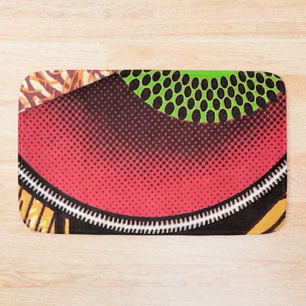 Item preview, African Fabric Patchwork Collage Art Patterns [#245] designed and sold by AfriStyleUK.