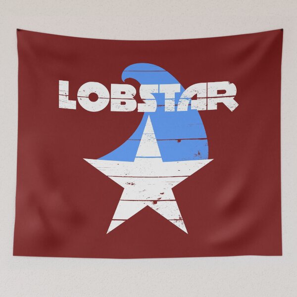 Item preview, LBC Lobstar (new design - white) designed and sold by ShopLobsterBuoy.