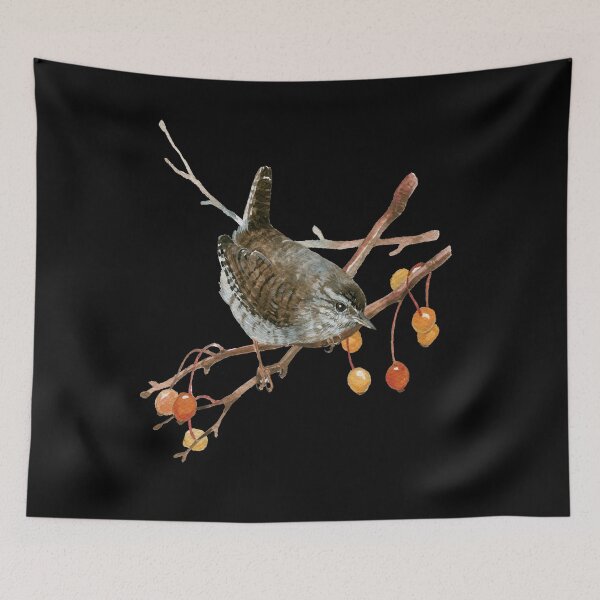 Item preview, Wren garden birds songbird garden sparrow designed and sold by Ivyart24.