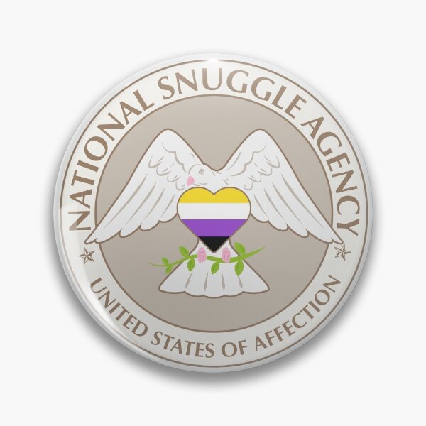 Item preview, National Snuggle Agency Non-Binary 2 designed and sold by animinimal.