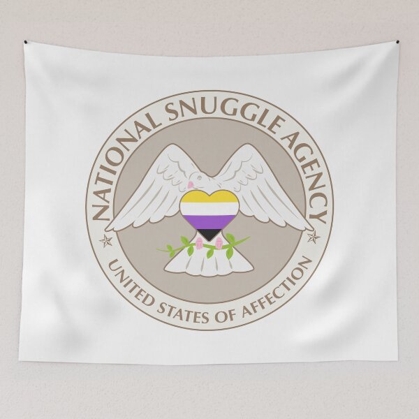 Item preview, National Snuggle Agency Non-Binary 2 designed and sold by animinimal.