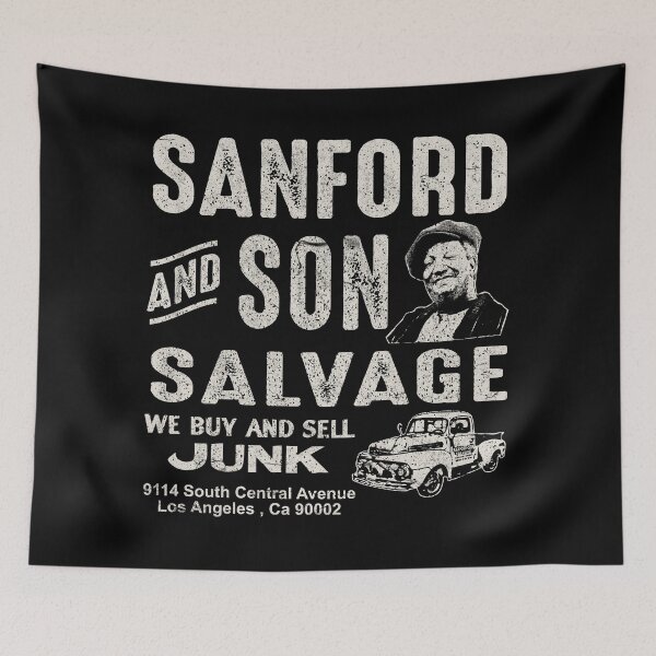 Item preview, Sanford and Son Worn-Out Sign designed and sold by Alema Art.