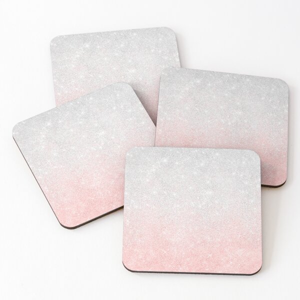 Item preview, Silver and Pink Glitter Ombre Luxury Design designed and sold by NdesignTrend.