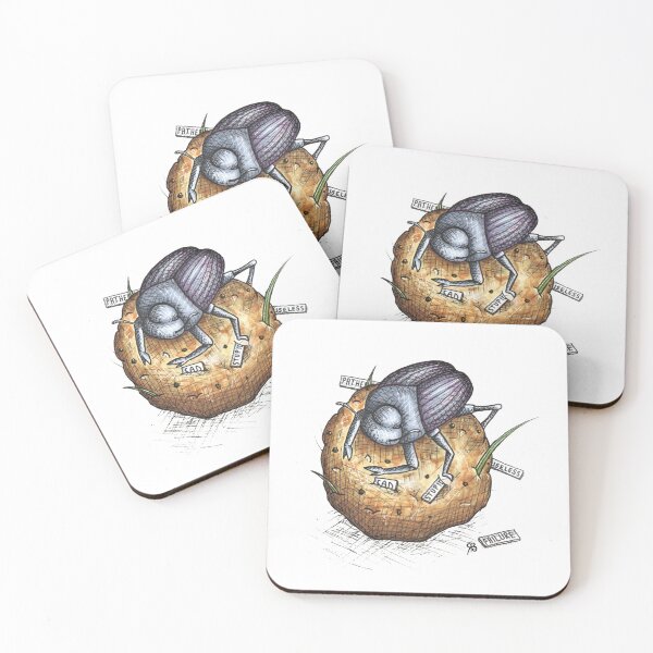 Item preview, Defeatist Dung Beetle  designed and sold by Rachael Brearton.