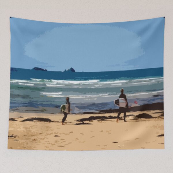 Item preview, SURF'S UP at CONSTANTINE BAY CORNWALL designed and sold by RachelMacht.