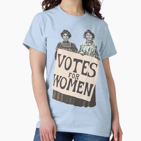 Vista previa del artículo con la obra «Votos para mujeres: sufragistas», diseñado y vendido por Unhinged Heather.