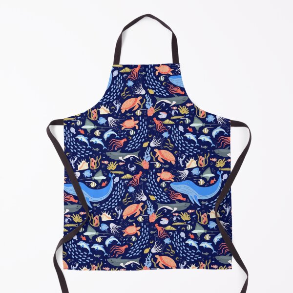 Item preview, Seamless pattern with underwater life elements designed and sold by Tatishka.