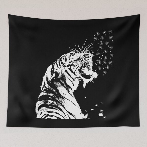 Item preview, Tiger dandelion flower wild cat dandelion designed and sold by DerNerd.