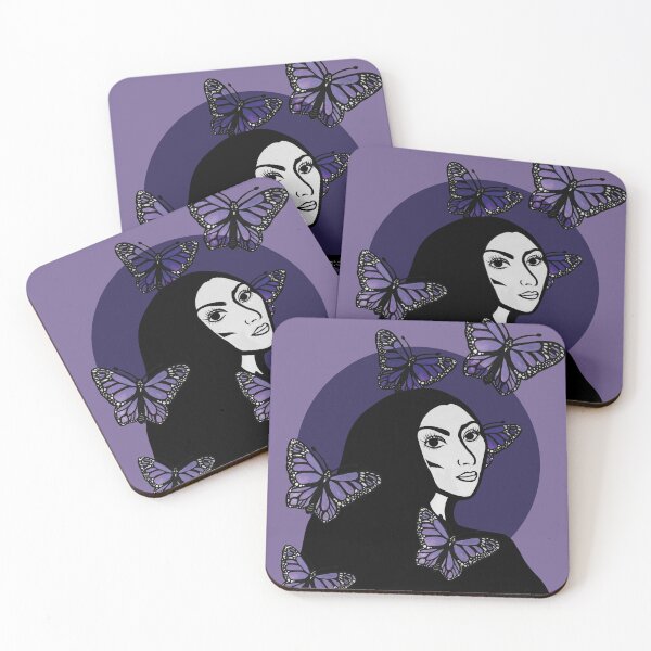 Item preview, Purple Moon Butterfly Goddess designed and sold by FrictionMaxxing.