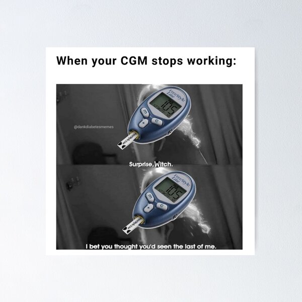 Item preview, When Your CGM Stops Working designed and sold by CatGirl101.