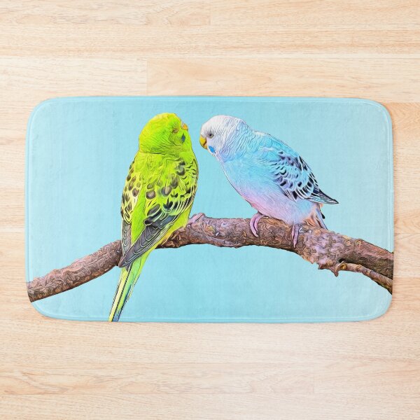 Item preview, Cute budgie couple designed and sold by MarionsArt.