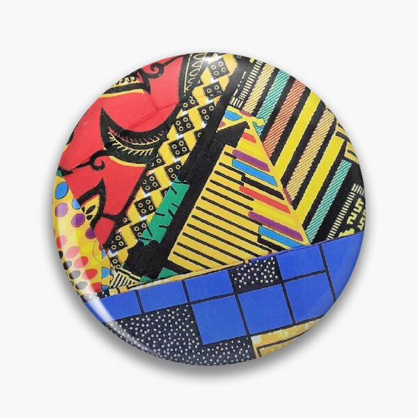 Item preview, African Fabric Patchwork Collage Art Patterns [#248] designed and sold by AfriStyleUK.