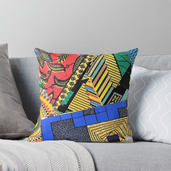 Item preview, African Fabric Patchwork Collage Art Patterns [#248] designed and sold by AfriStyleUK.
