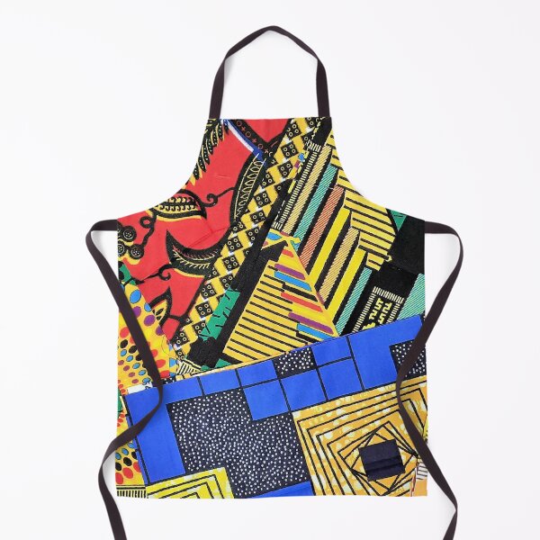 Item preview, African Fabric Patchwork Collage Art Patterns [#248] designed and sold by AfriStyleUK.