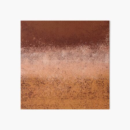 Warm Neutral Boho Terracotta Art Board Print