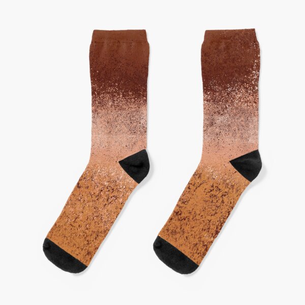 Warm Neutral Boho Terracotta Socks