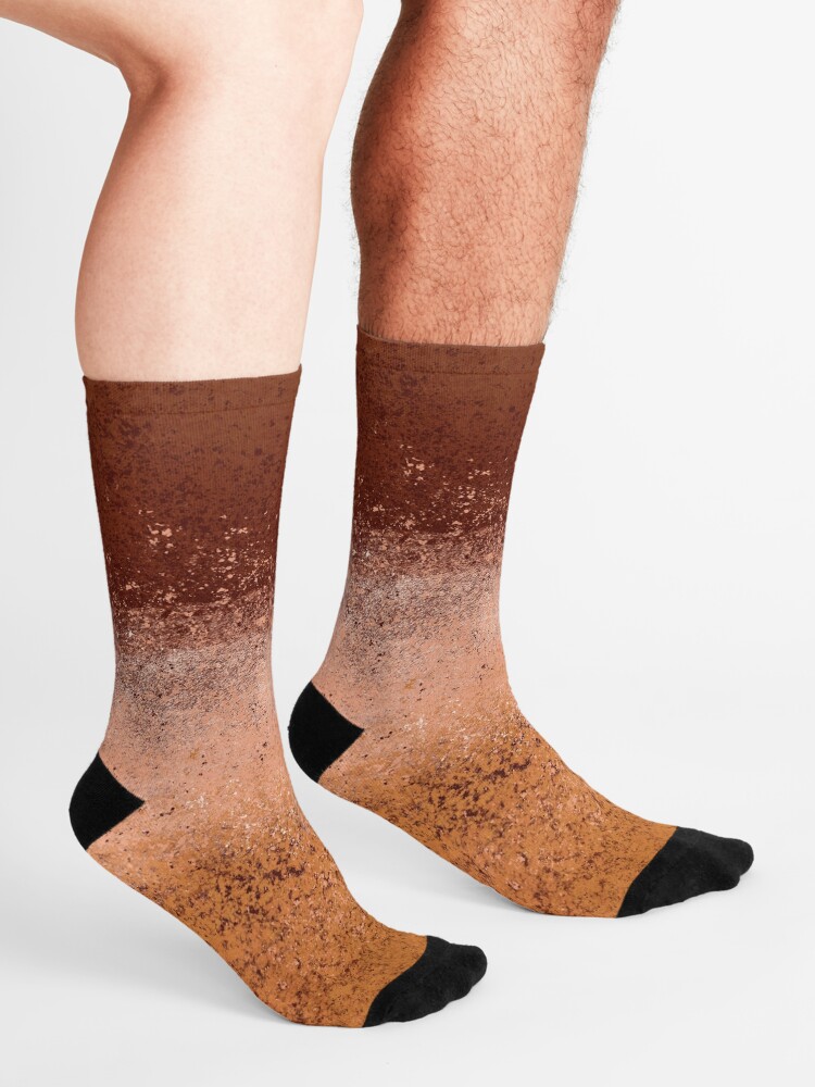 Alternate view of Warm Neutral Boho Terracotta Socks
