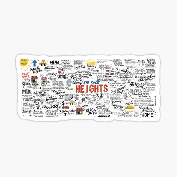 In the Heights - Sketch Notes Sticker