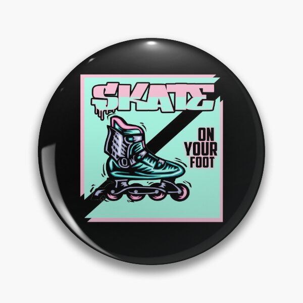 Item preview, Skate On Your Foot Inline Skating Skates designed and sold by MooonTees.