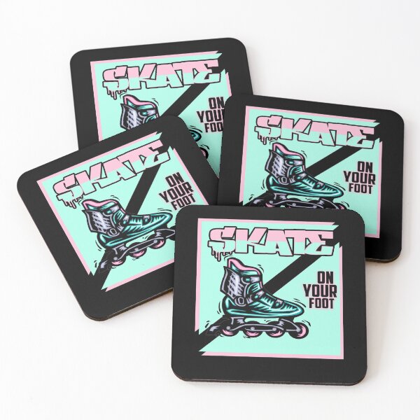 Item preview, Skate On Your Foot Inline Skating Skates designed and sold by MooonTees.
