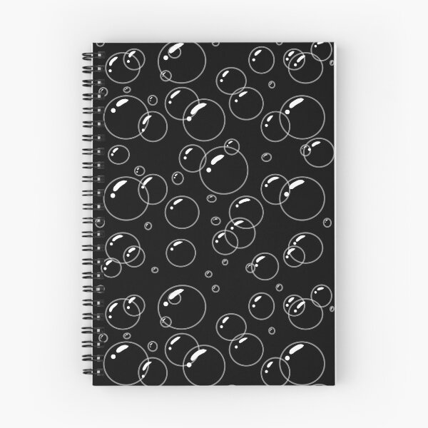 Item preview, Black and white bubble pattern designed and sold by Pauli-.