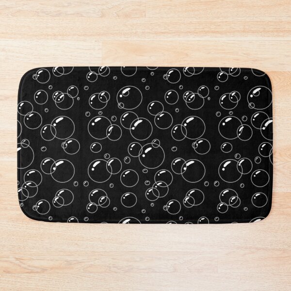 Item preview, Black and white bubble pattern designed and sold by Pauli-.