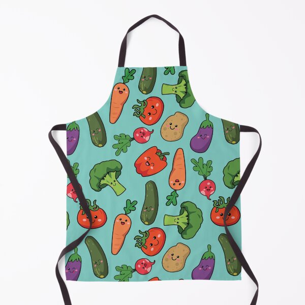 Item preview, Happy Vegetables Green Pattern designed and sold by keeleypost.