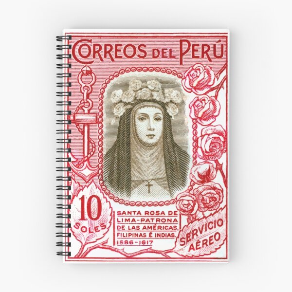 Item preview, 1936 Peru Saint Rose of Lima Postage Stamp  designed and sold by retrographics.