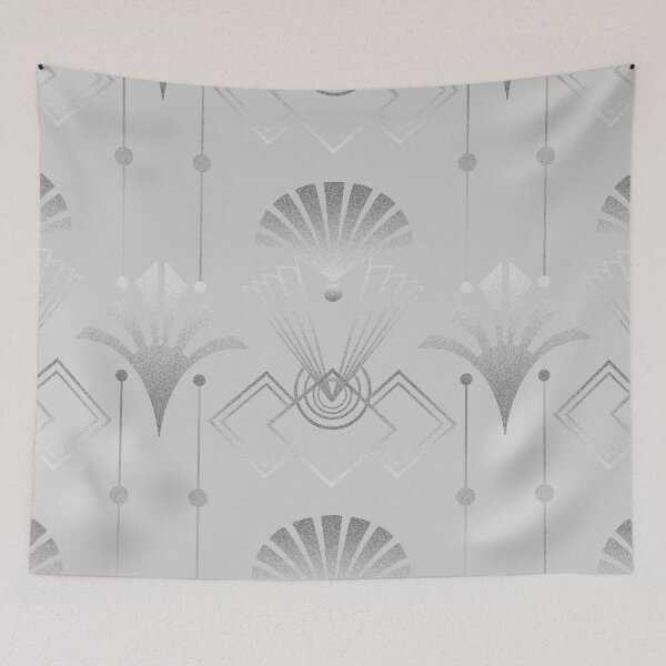 Item preview, Copy of Art Deco Elegant Luxury Pattern Rose Gold On Pastel Blue designed and sold by artsandsoul.