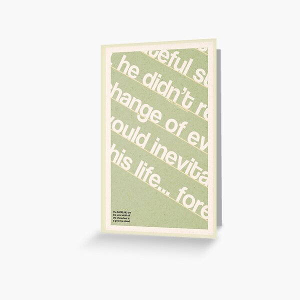 Item preview, Type Term Poster - Baseline designed and sold by Chromapit Designs.