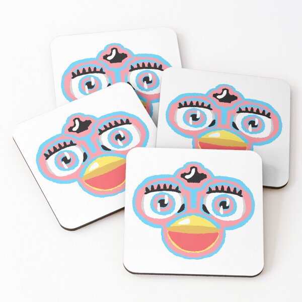 Item preview, Trans Pride Furby Faceplate designed and sold by hmw2003.