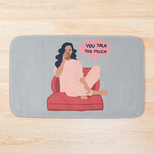 Item preview, You talk too much designed and sold by redgoch.