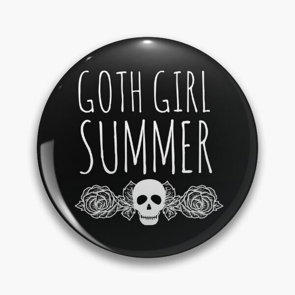 Gothgirl Pins and Buttons for Sale