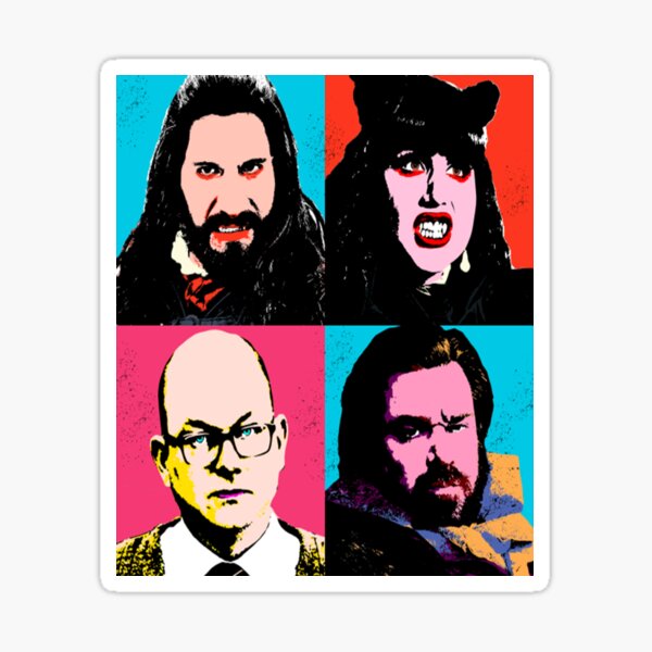 What We Do In The Shadows T-ShirtVampire Warhol T-Shirt_by ursulalopez_ Sticker
