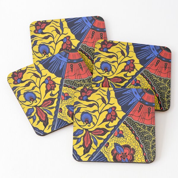 Item preview, African Fabric Patchwork Collage Art Patterns [#250] designed and sold by AfriStyleUK.