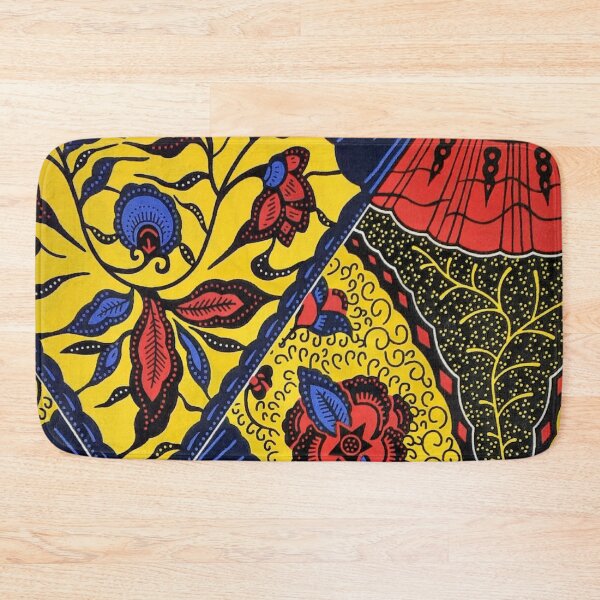 Item preview, African Fabric Patchwork Collage Art Patterns [#250] designed and sold by AfriStyleUK.
