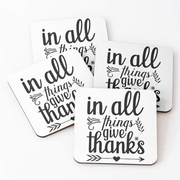 Item preview, In all things give thanks designed and sold by SasKloset.