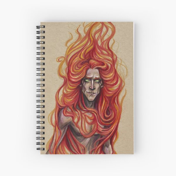 Bringer of Fire Spiral Notebook